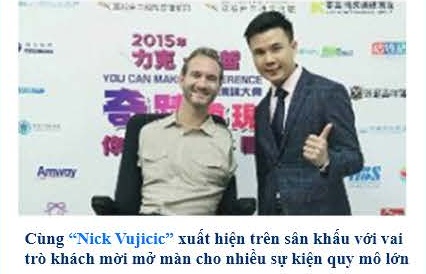 Thầy Lâm Vỹ Phong cùng Nick Vujicic
